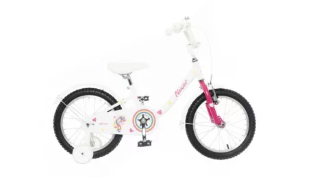 Bicicletă copii Neuzer 12" Alb Unicorn