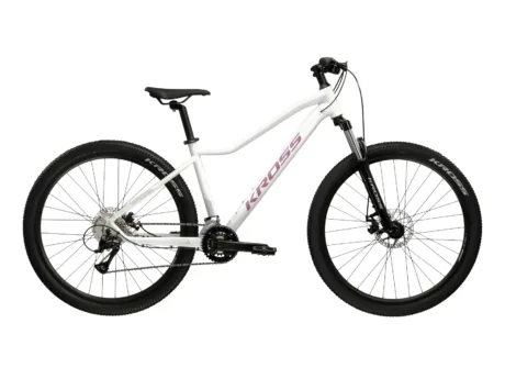 Bicicletă Kross Lea 3.0 27,5" White Pink Glossy my26