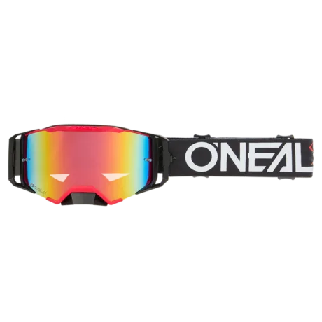 Ochelari Goggles O`Neal Hexa V.26 Black/Red - Radium Red Lens