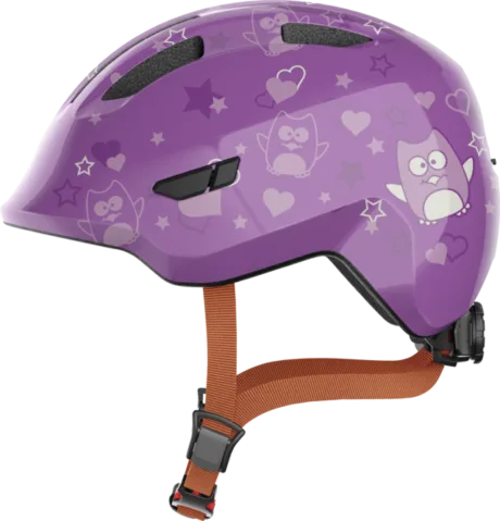 Cască Abus Smiley Copii Purple Star