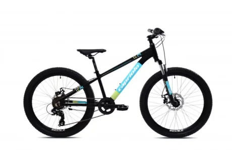 Bicicletă Capriolo LC24 Black Blue Aluminium