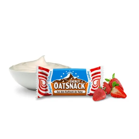Baton Energie Oatsnack Carbohydrate Bar Yoghurt & Strawberry